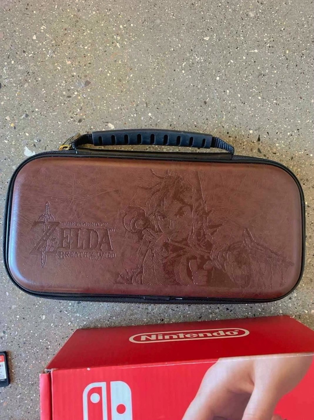 Nintendo Switch OLED with Games Red and Blue - Used image 3