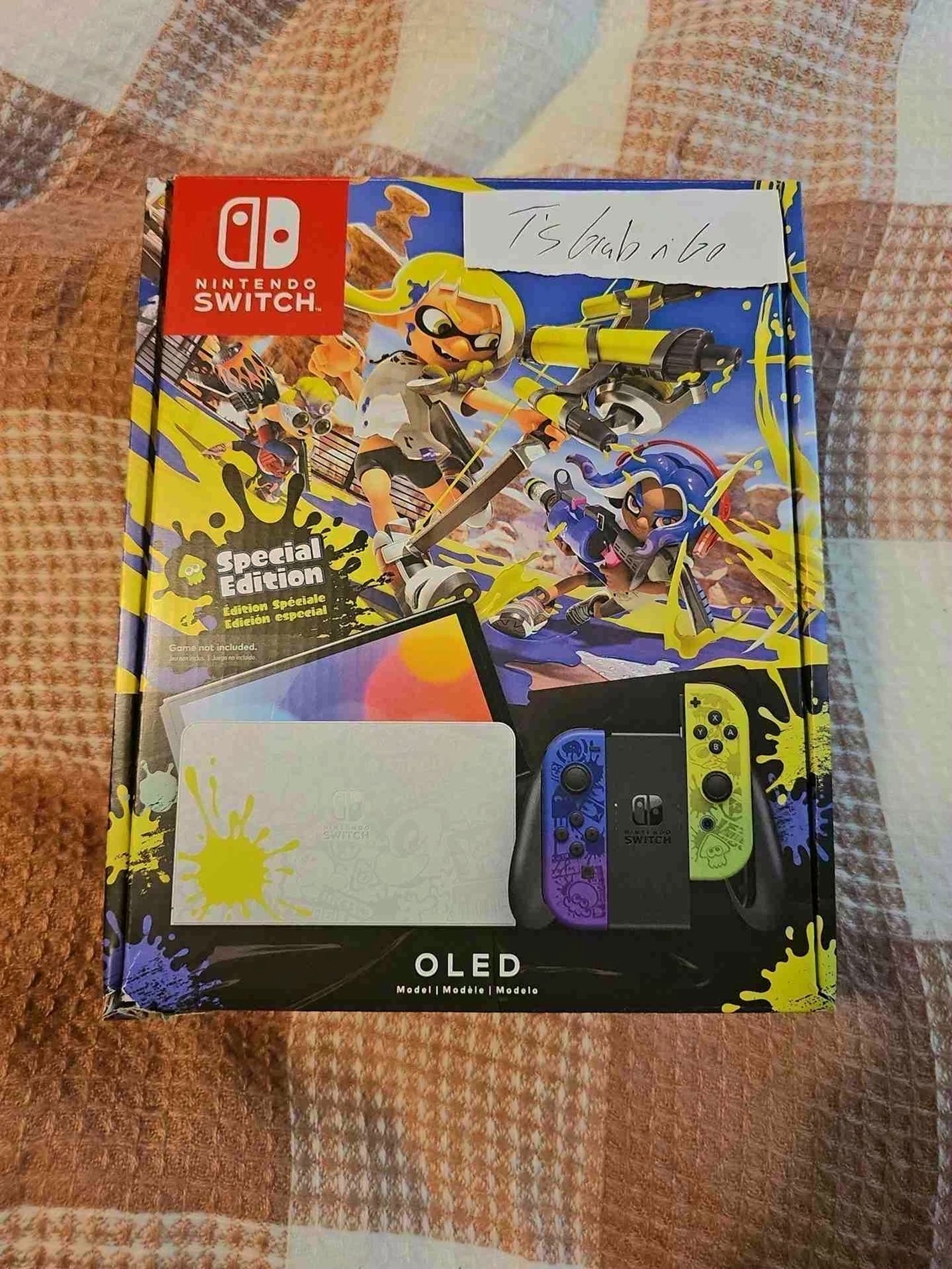 Nintendo Switch Splatoon Special Edition OLED - Used
