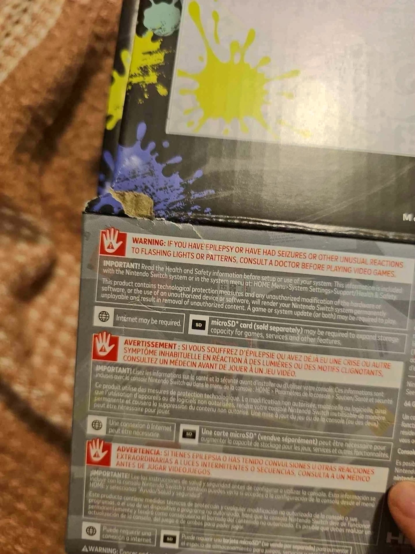 Nintendo Switch Splatoon Special Edition OLED - Used image 5