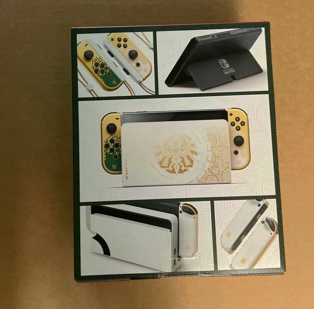 Nintendo Zelda Tears of the Kingdom Switch OLED 7M19 - Used image 3