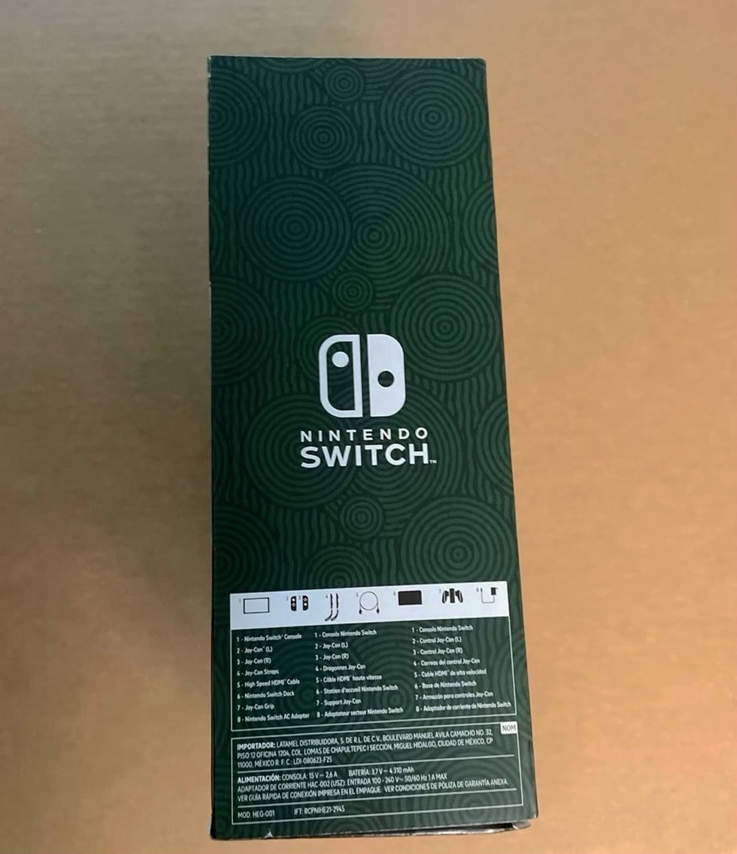 Nintendo Zelda Tears of the Kingdom Switch OLED 7M19 - Used image 5