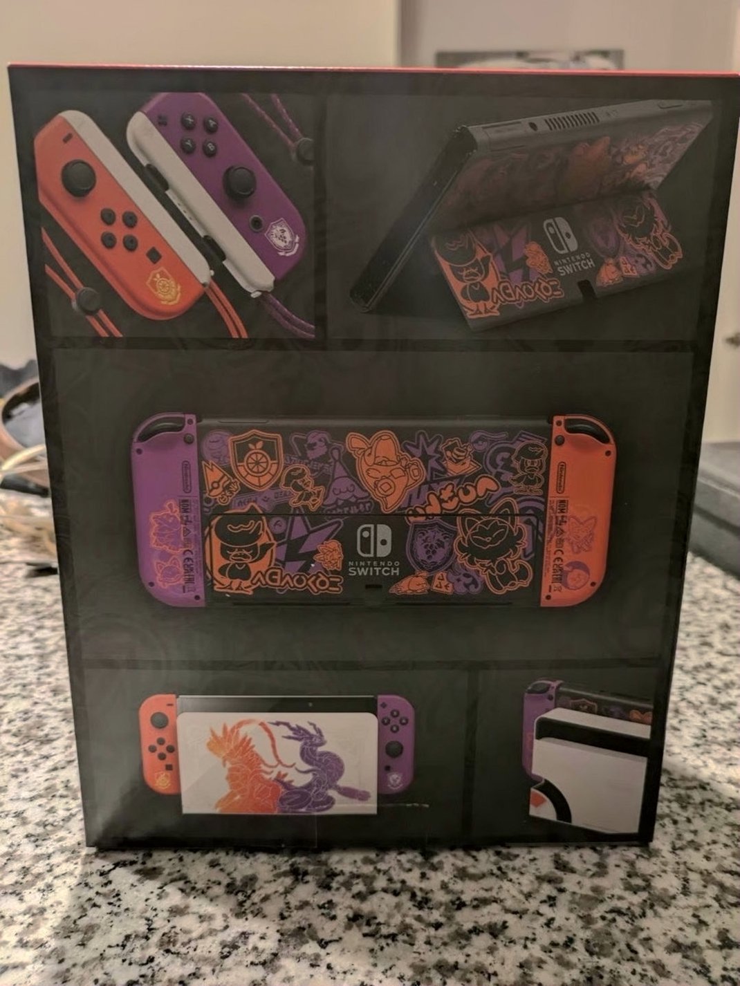 Nintendo Switch OLED Pokemon Scarlet and Violet Edition 2J29 - Used image 2