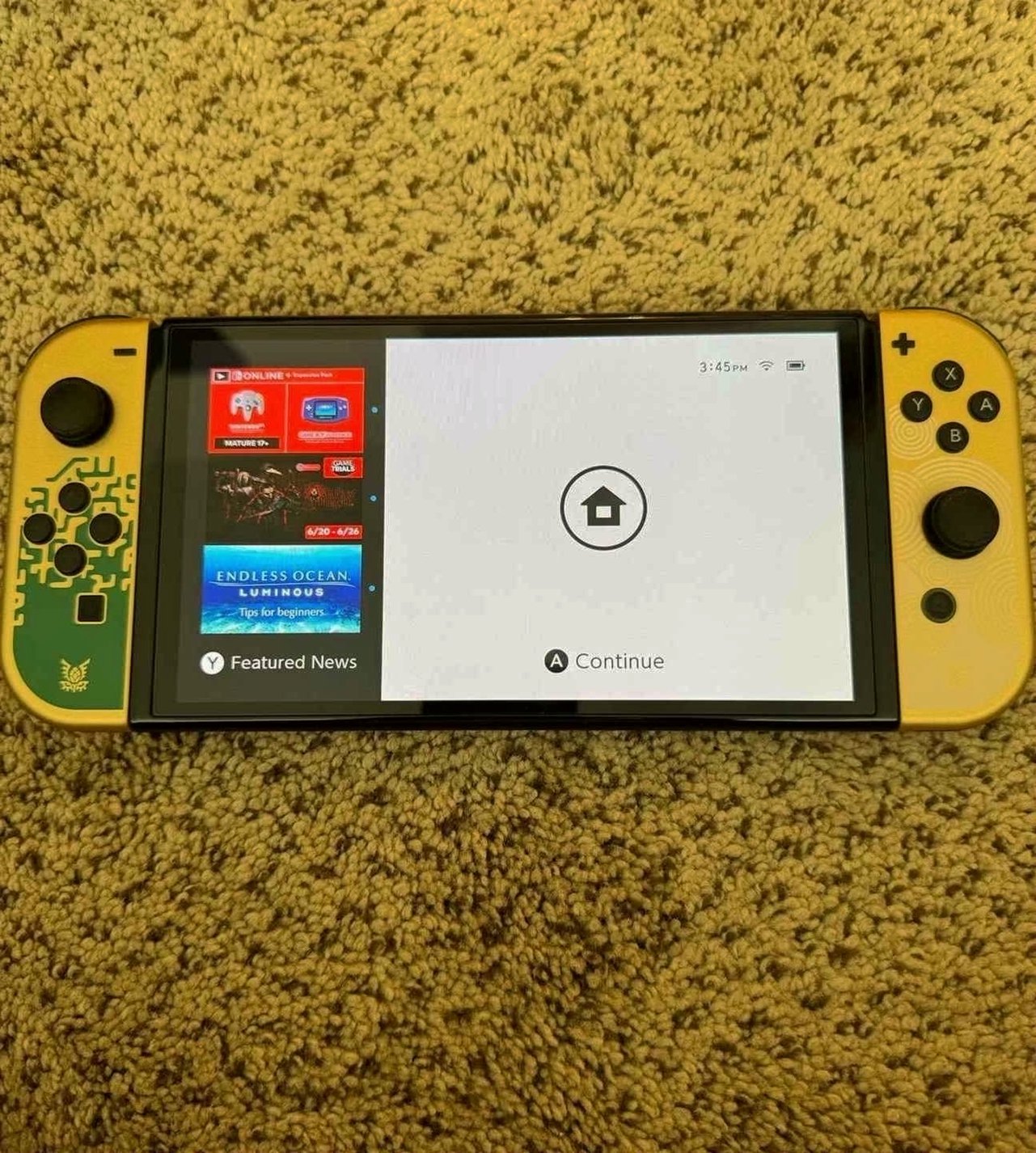 Nintendo Switch OLED Tears of the Kingdom Edition 9K72 - Used image 4
