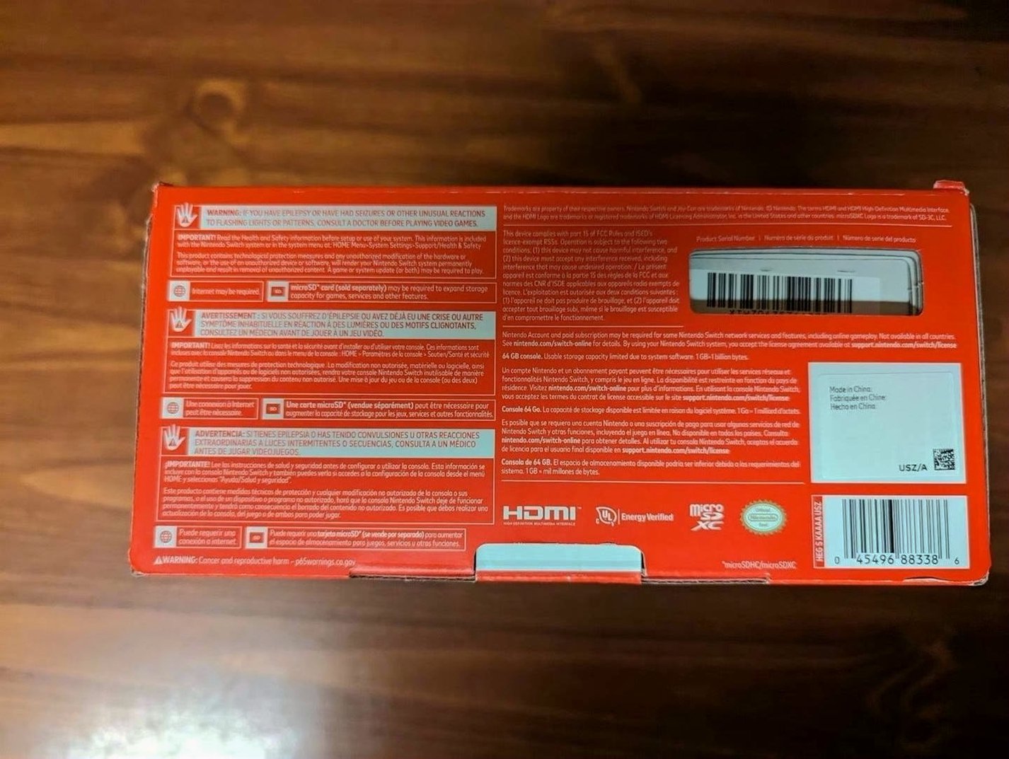 Nintendo Switch OLED 7N73 64GB White - Used image 5