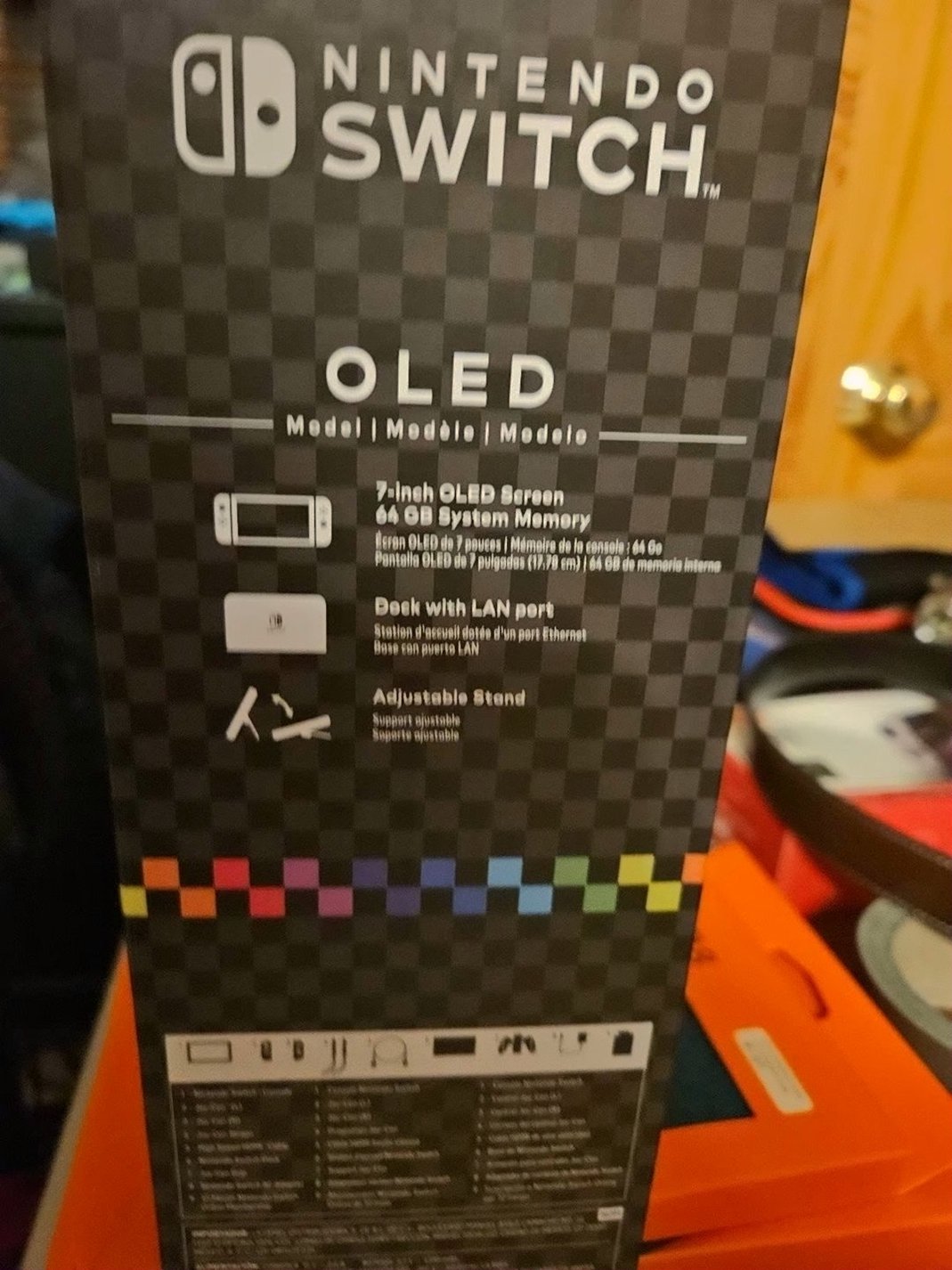 Nintendo Switch OLED Mario Kart Online Bundle 3X71 - Used image 4