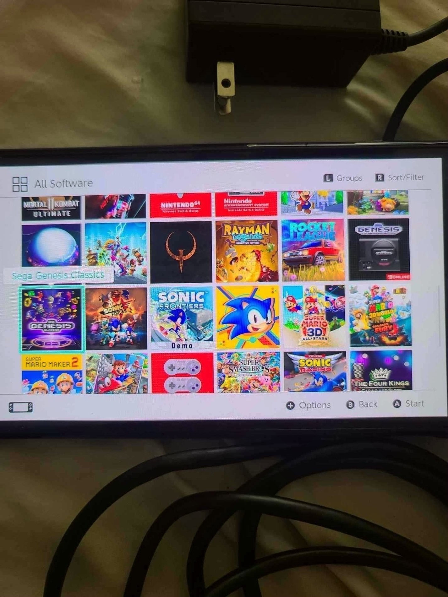 Nintendo Switch OLED Model with Lots of Games 6T13 - Used image 3