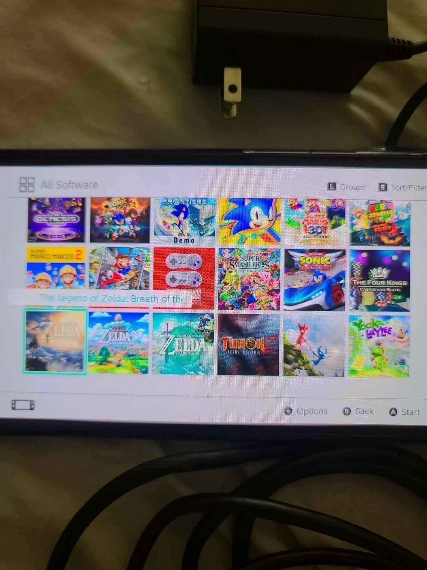 Nintendo Switch OLED Model with Lots of Games 6T13 - Used image 4