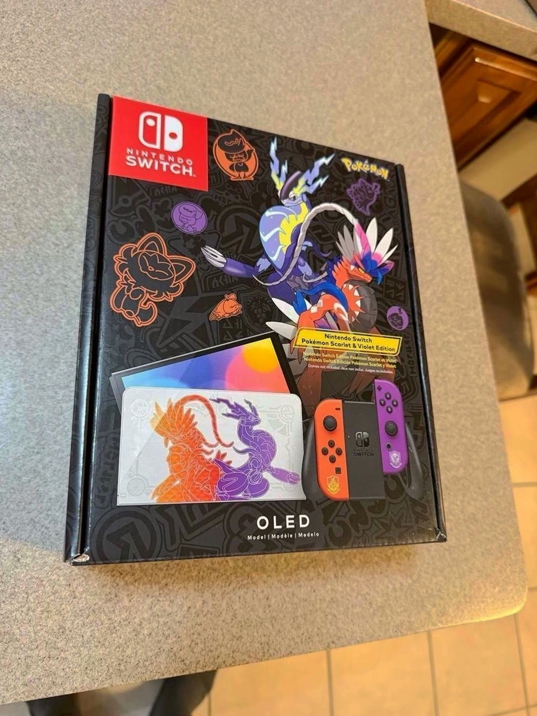 Nintendo Switch OLED Pokémon Scarlet & Violet Edition Unlocked - Used