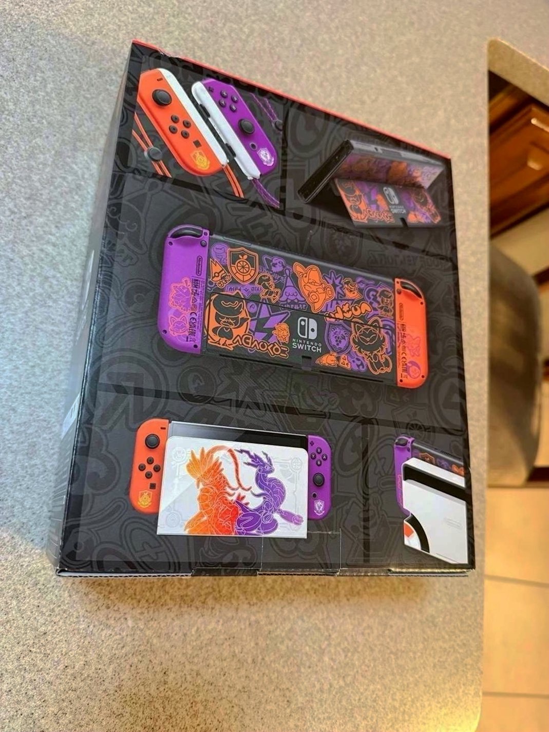 Nintendo Switch OLED Pokémon Scarlet & Violet Edition Unlocked - Used image 2