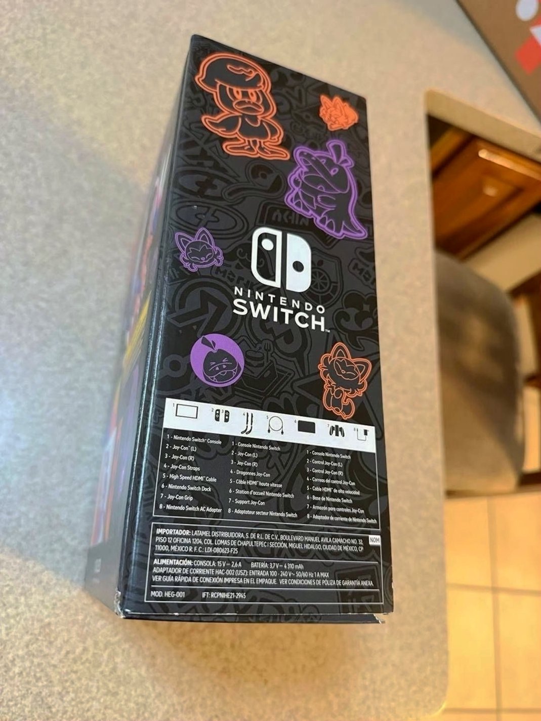Nintendo Switch OLED Pokémon Scarlet & Violet Edition Unlocked - Used image 3