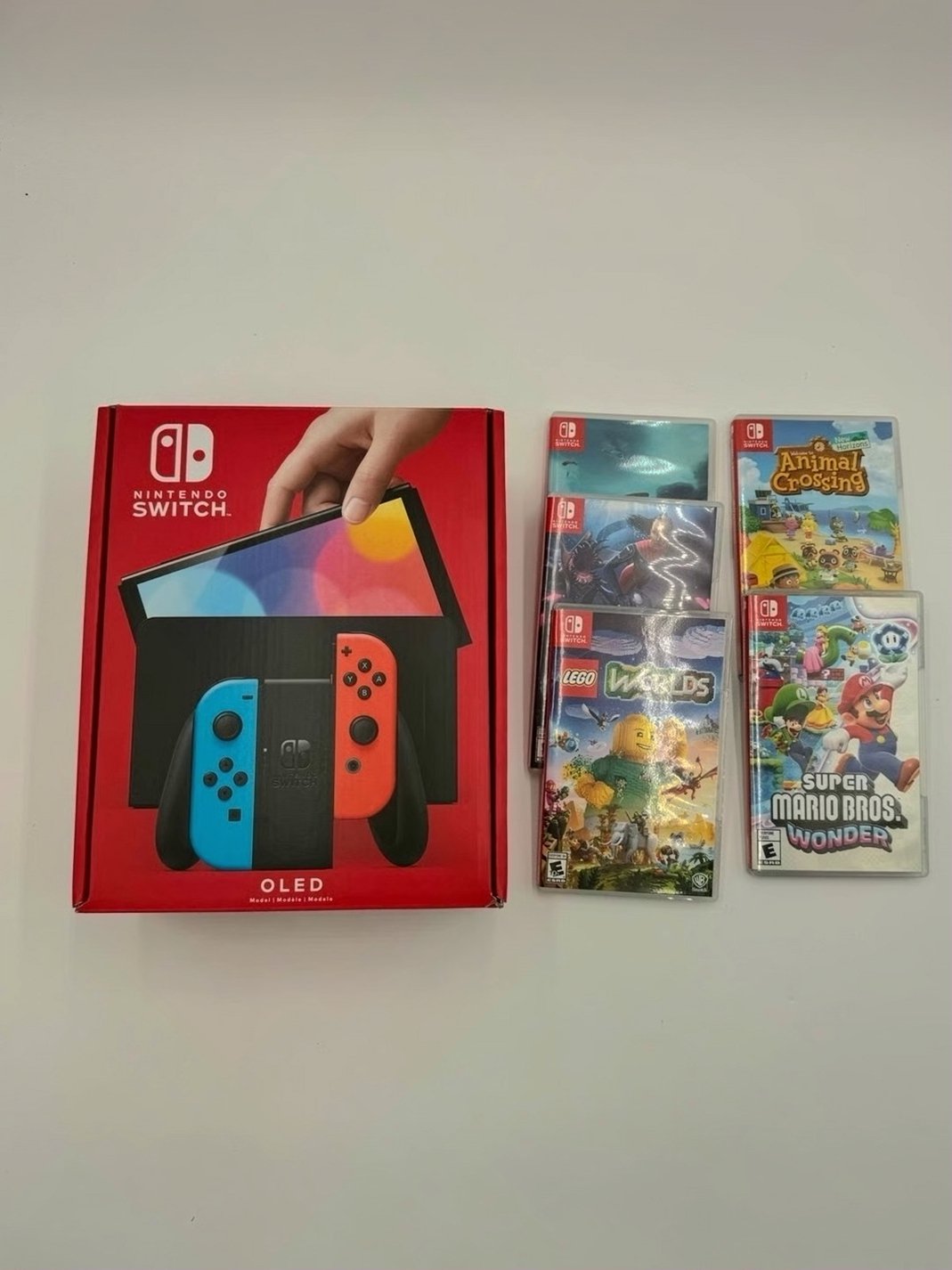 Nintendo Switch OLED 5 Games Like New Unlocked - Used