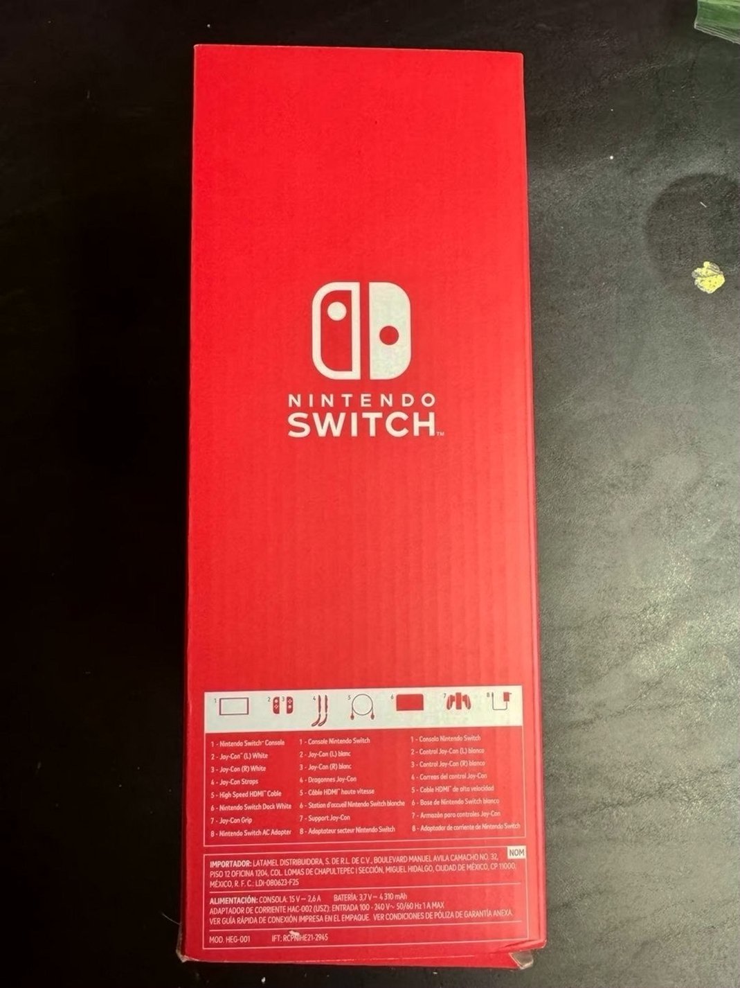 Nintendo Switch White OLED 5N66 - Used image 4