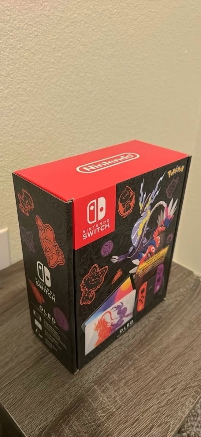 Nintendo OLED Switch Pokemon Violet & Scarlet Ver. 6Z33 - Used