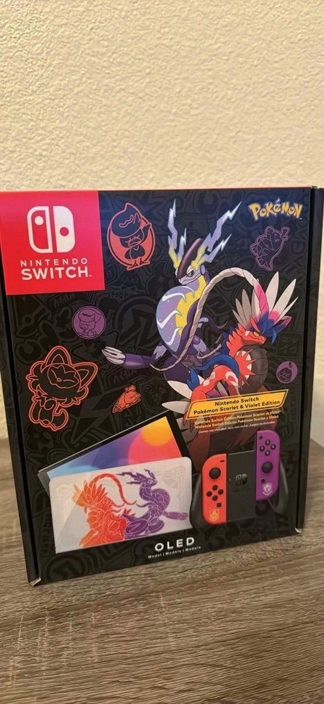 Nintendo OLED Switch Pokemon Violet & Scarlet Ver. 6Z33 - Used image 2