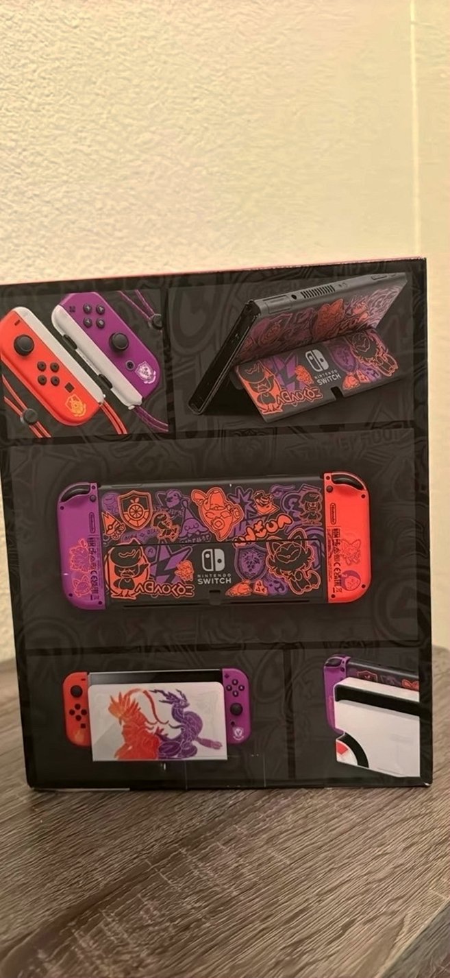 Nintendo OLED Switch Pokemon Violet & Scarlet Ver. 6Z33 - Used image 3