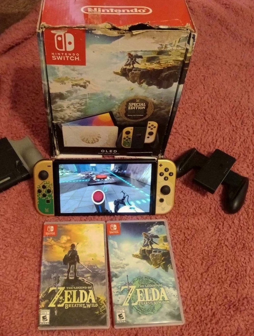 Nintendo Switch OLED Zelda Tears of the Kingdom Edition - Used