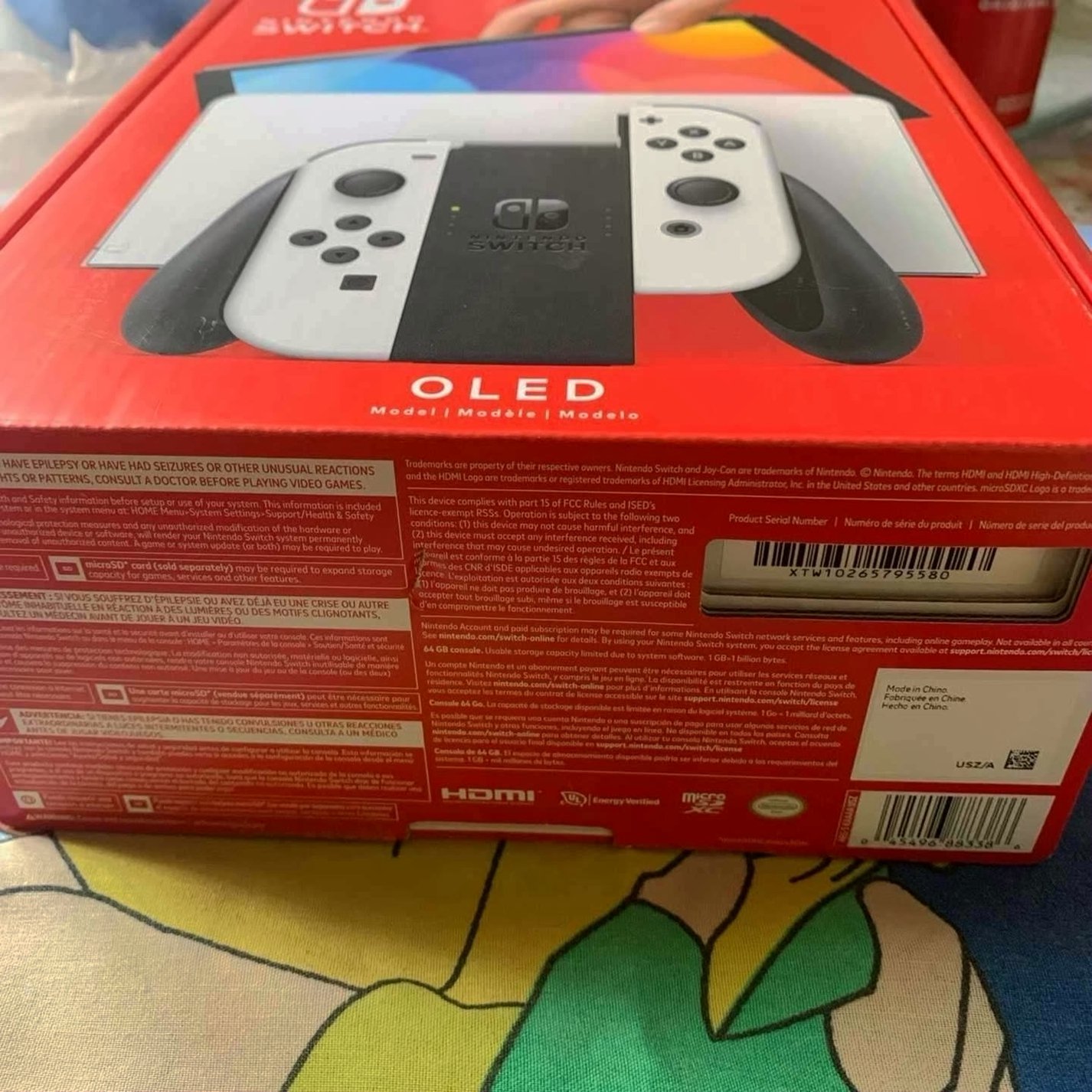 Nintendo Switch OLED 7Y98 Unlocked - Used image 4
