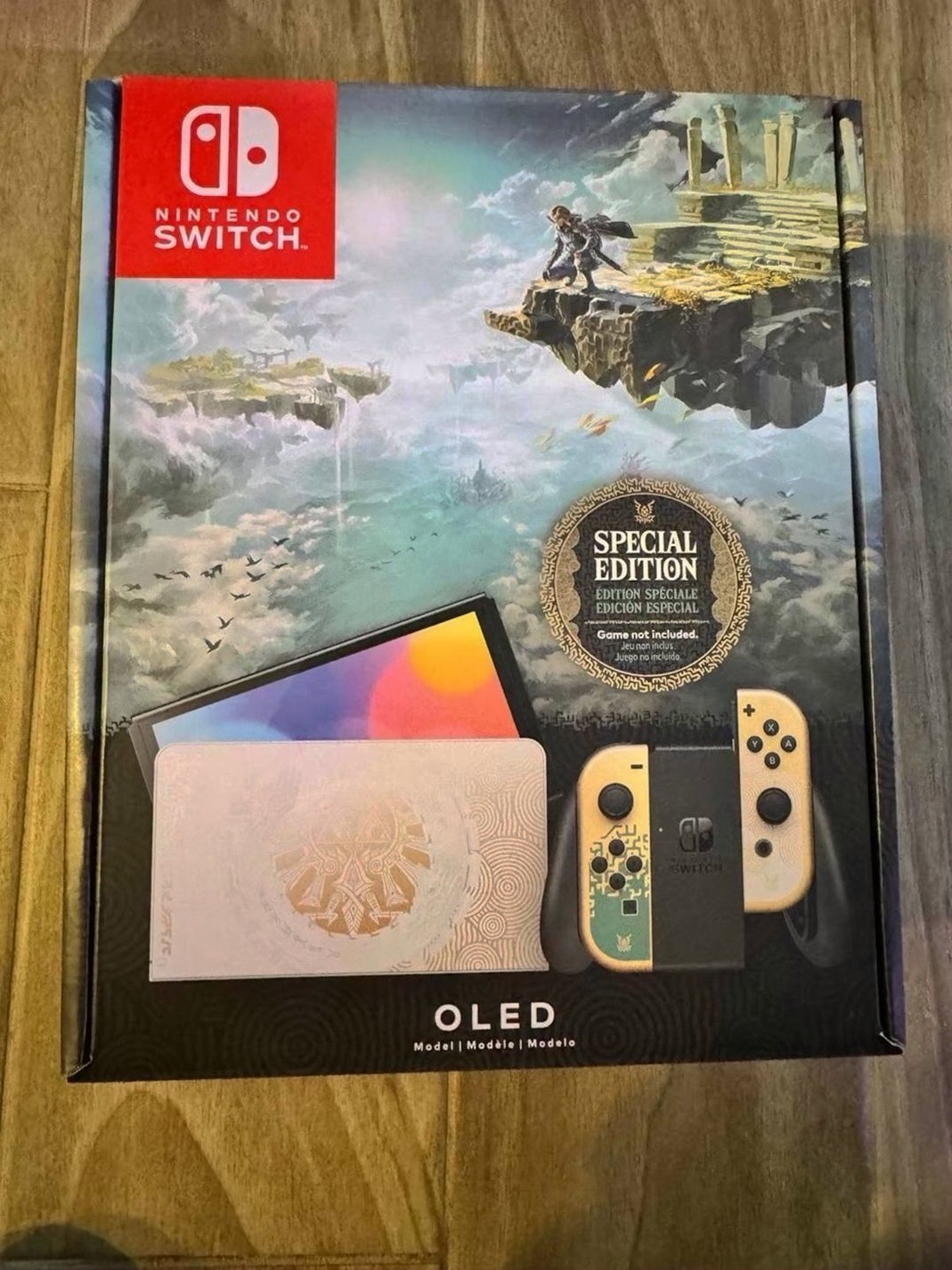Nintendo Zelda Tears of the Kingdom Switch OLED Unlocked - Used