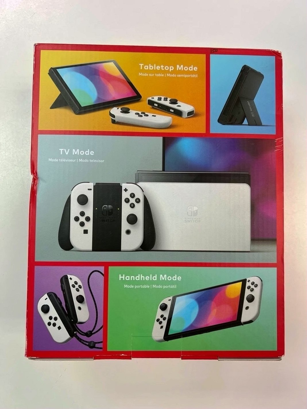 Nintendo Switch OLED 64GB White Unlocked - Used image 2