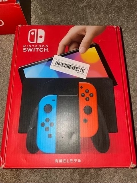 Nintendo Switch OLED Blue And Red Joycon JP Edition Unlocked - Used
