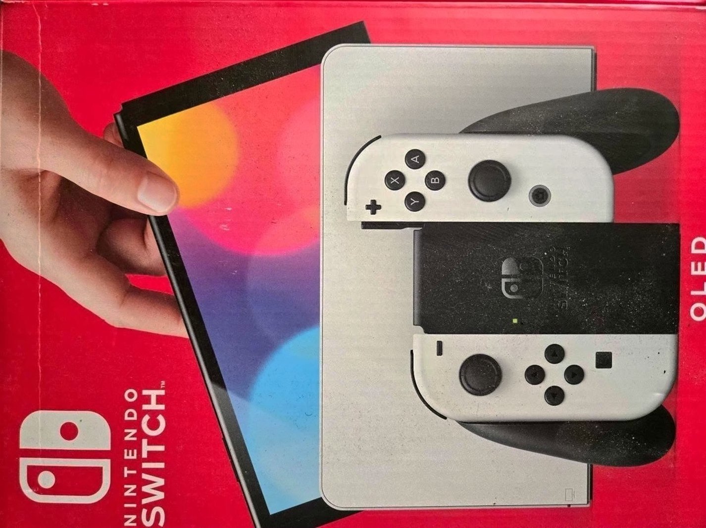 Nintendo Switch OLED 256GB White Unlocked - Used image 2