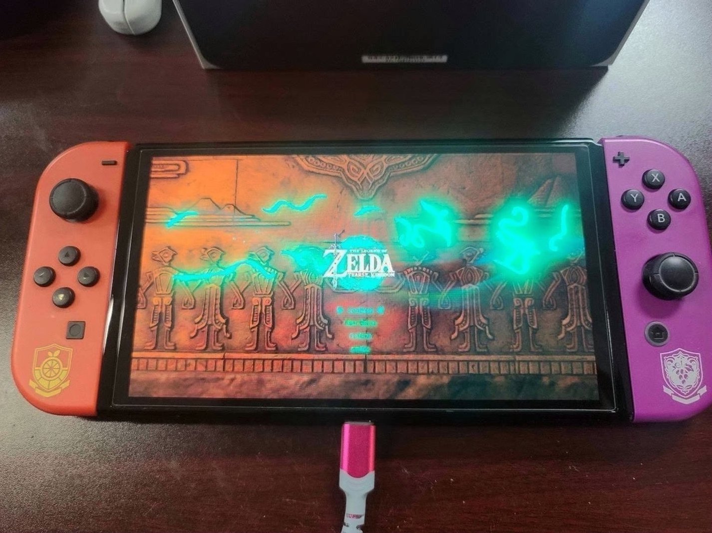 Nintendo Switch OLED Pokemon Scarlett and Violet Edition 64GB Unlocked - Used image 3