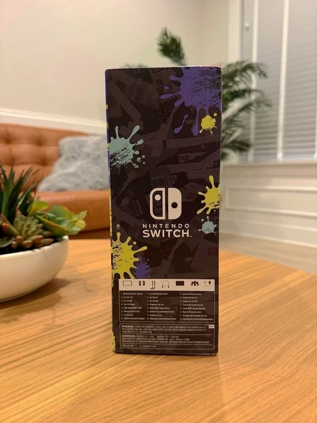 Nintendo Switch OLED Splatoon - Used image 3