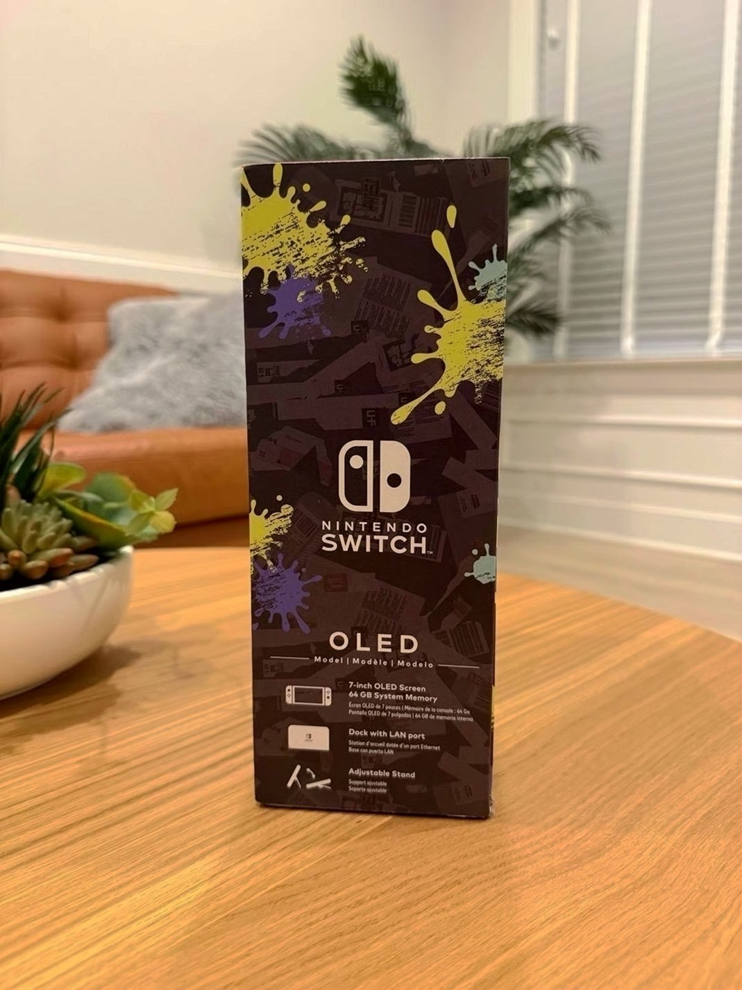 Nintendo Switch OLED Splatoon - Used image 4