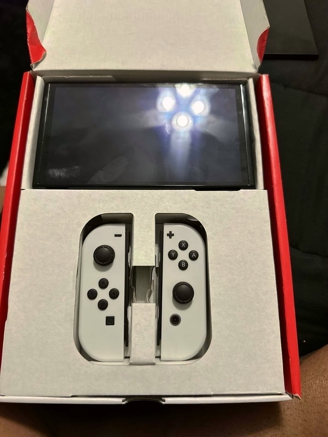Nintendo Switch OLED 9Y15 128GB Black - Used image 2