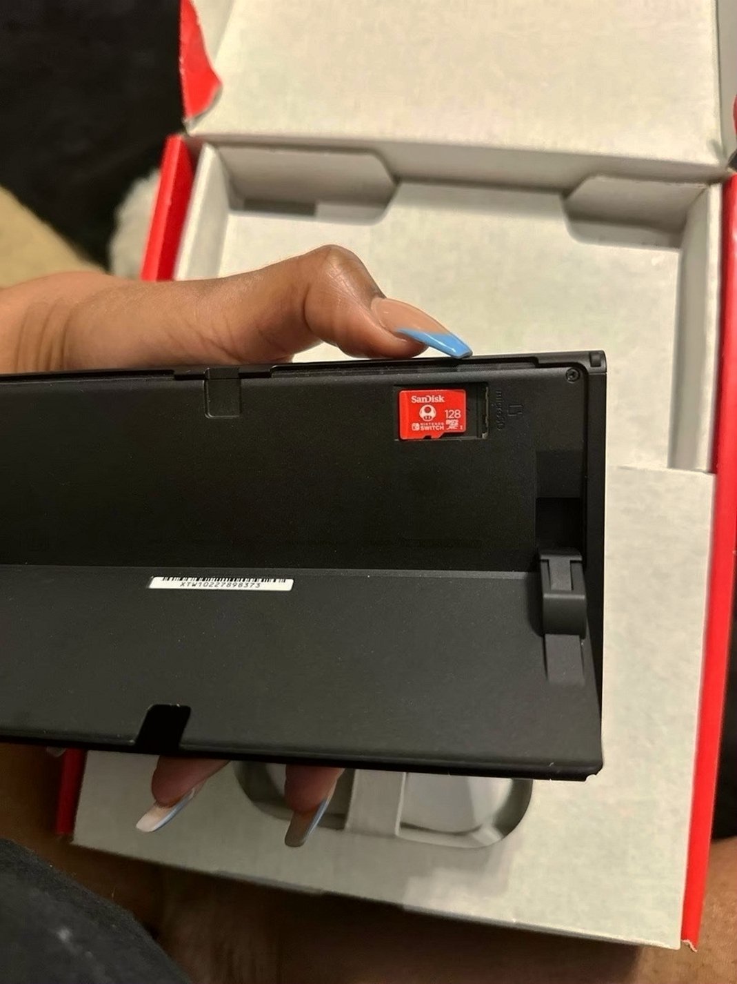 Nintendo Switch OLED 9Y15 128GB Black - Used image 5
