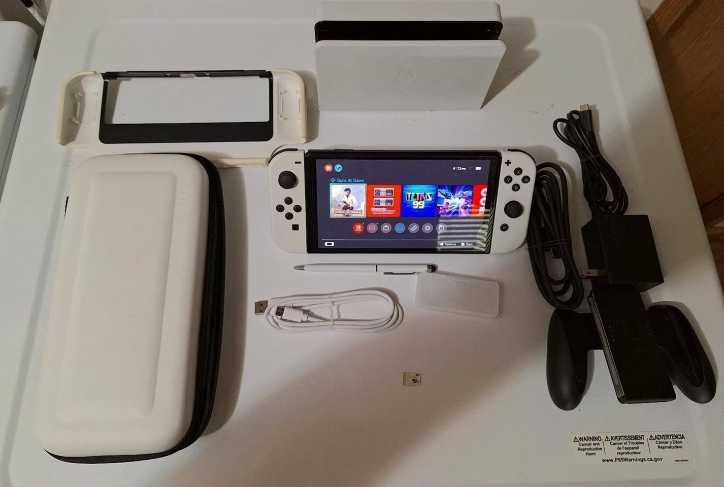 Nintendo Switch OLED Bundle 1TB Memory Card Used