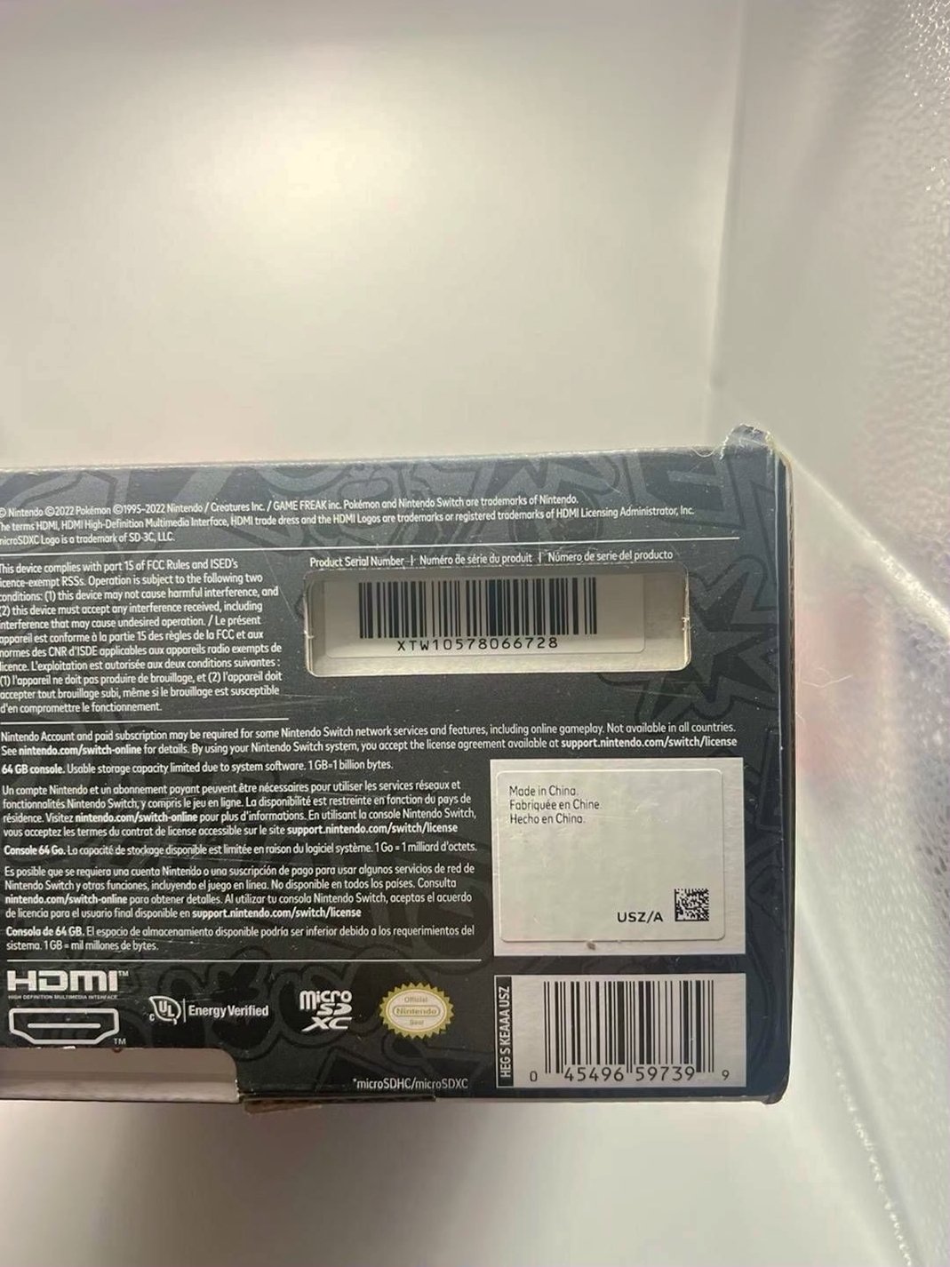 Nintendo Switch OLED Pokemon Edition Unlocked - Used image 4