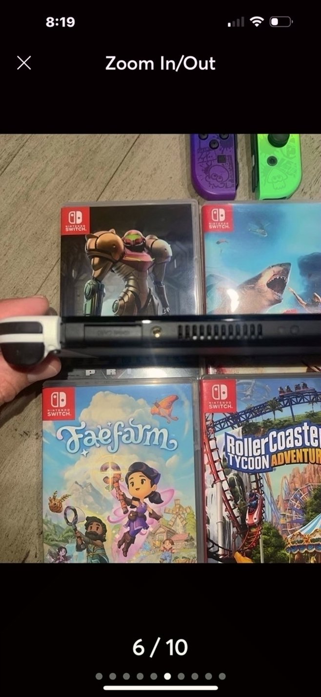 Nintendo Switch OLED Bundle 2G98 - Used image 2