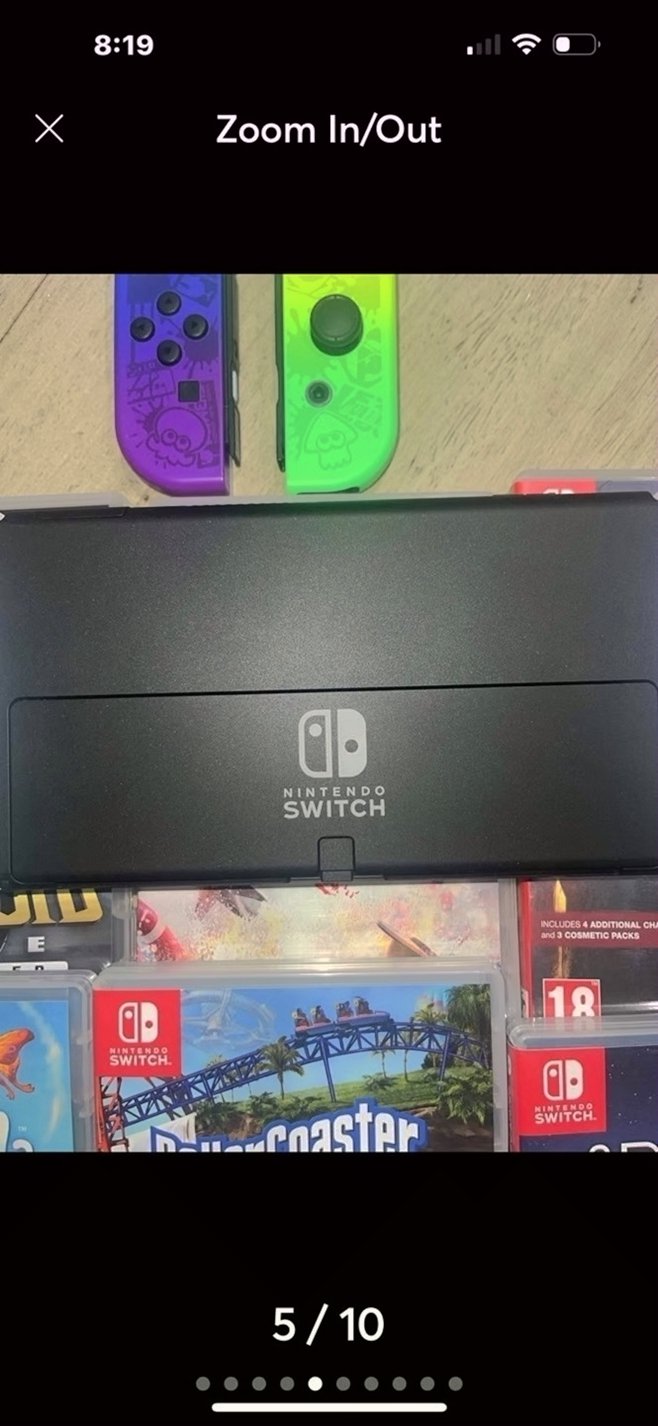 Nintendo Switch OLED Bundle 2G98 - Used image 3