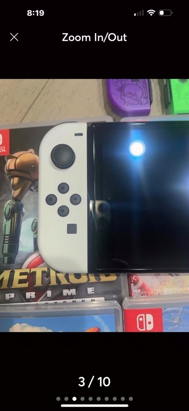 Nintendo Switch OLED Bundle 2G98 - Used image 5