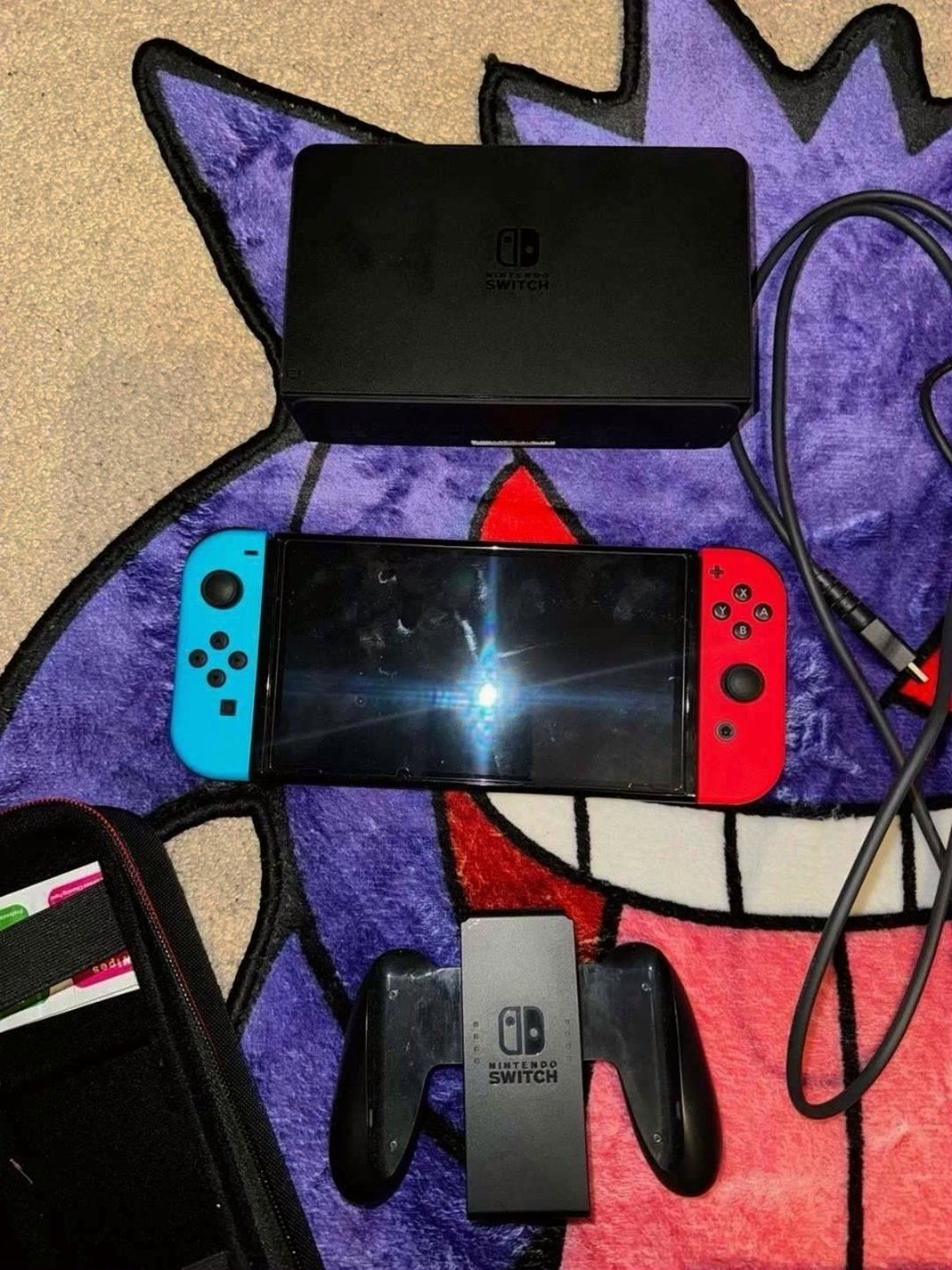 Nintendo Switch OLED 64GB Neon Red/Blue - Used