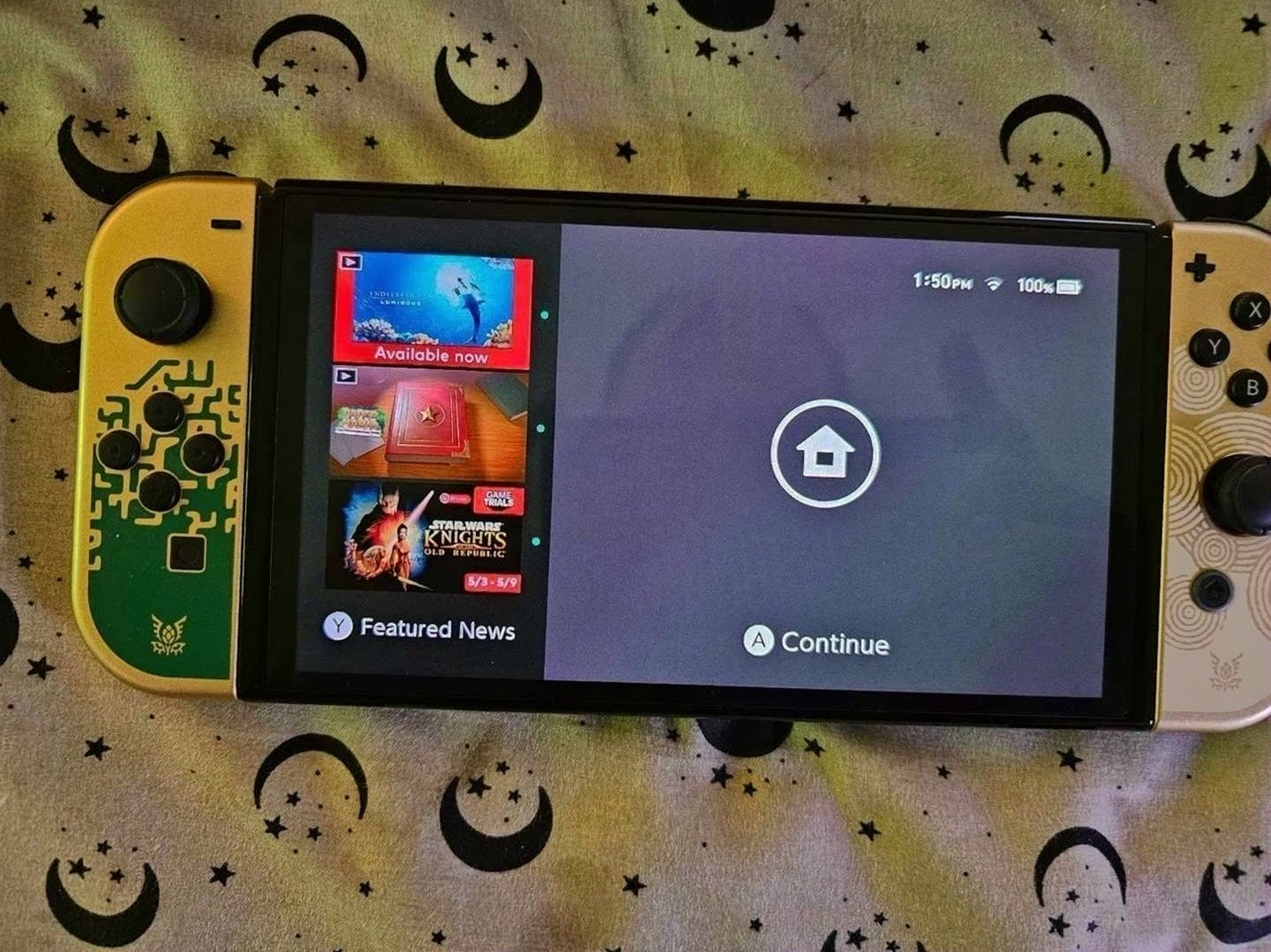 Nintendo Switch OLED Limited Edition Zelda Edition Bundle - Used image 3