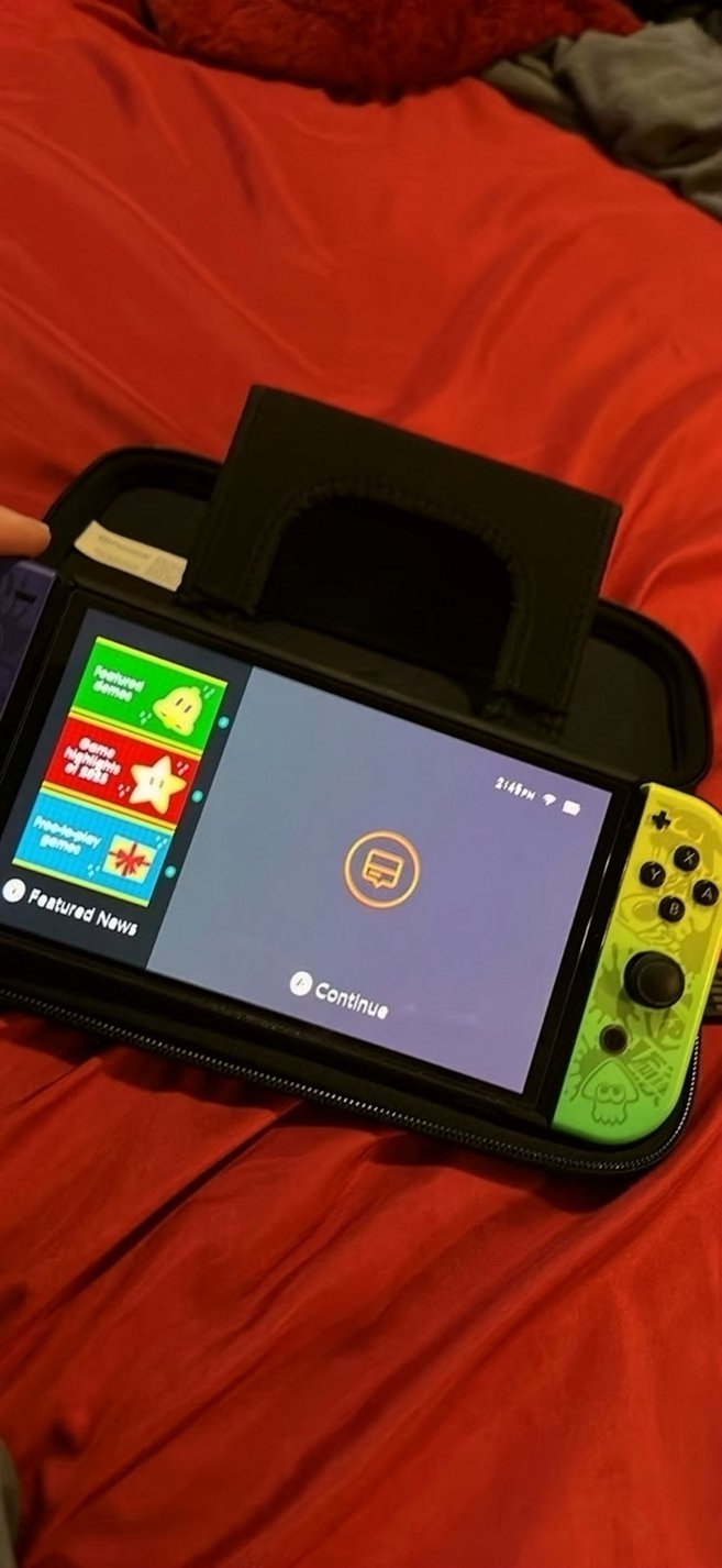 Nintendo Switch OLED Splatoon 3 Bundle Used