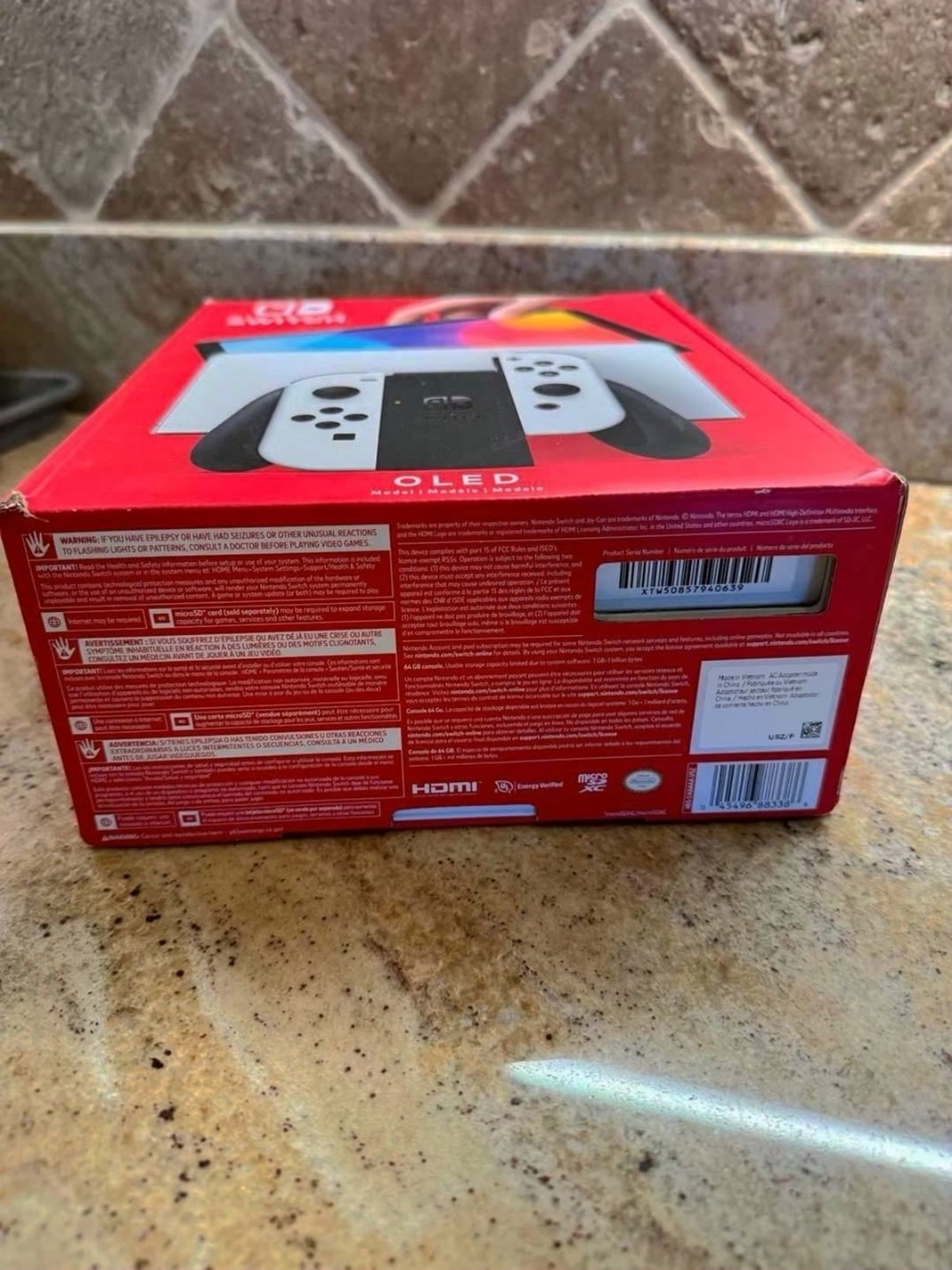 Nintendo Switch OLED 64GB White - Used image 5