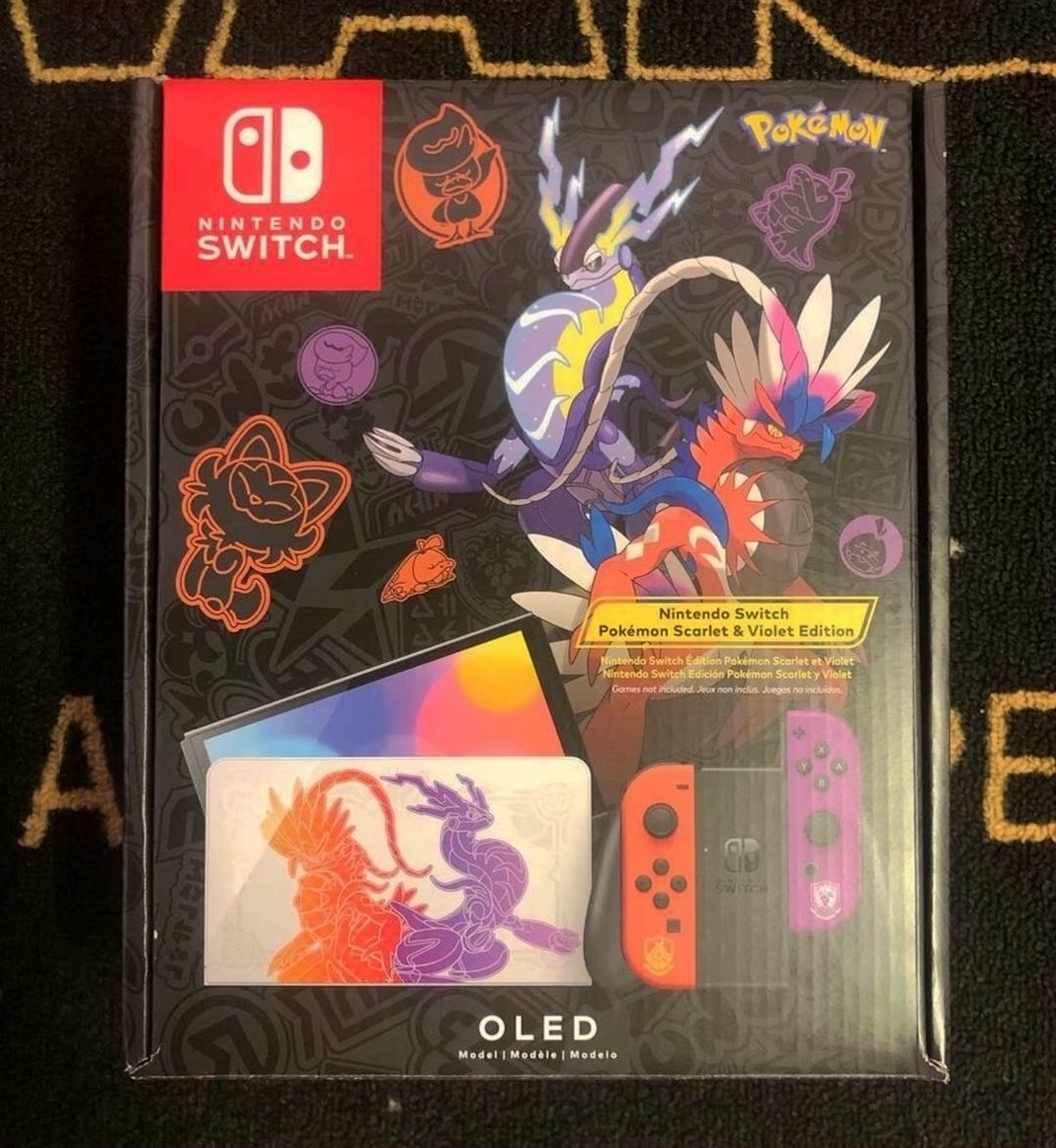 Nintendo Pokemon Switch OLED Scarlet & Violet Edition - Used