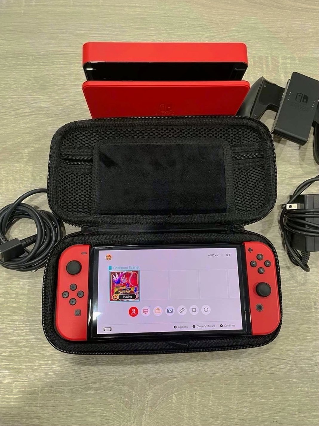 Nintendo Switch OLED Mario Edition Unlocked - Used image 3