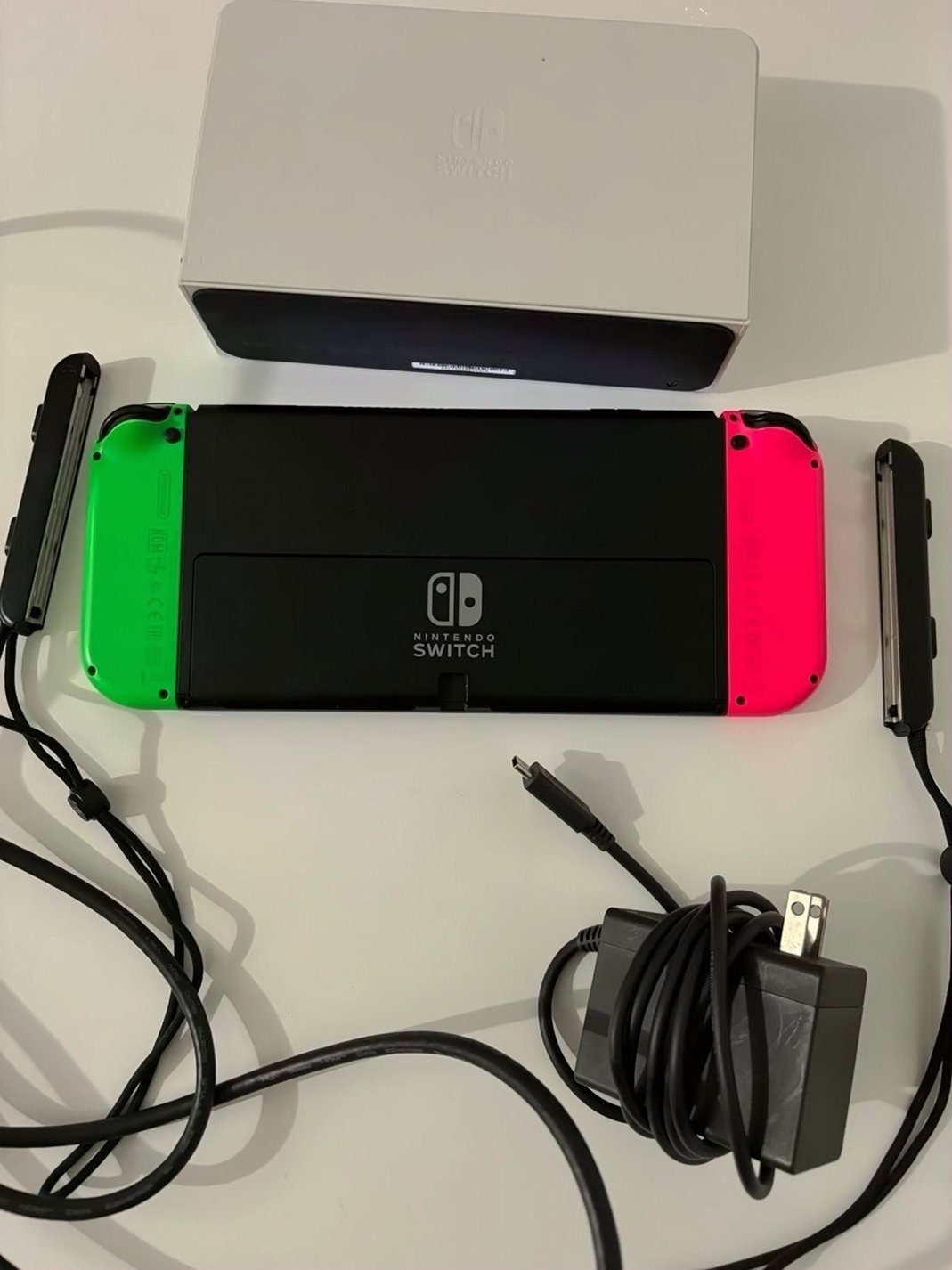 Nintendo Switch OLED 6P18 64GB White - Used image 3