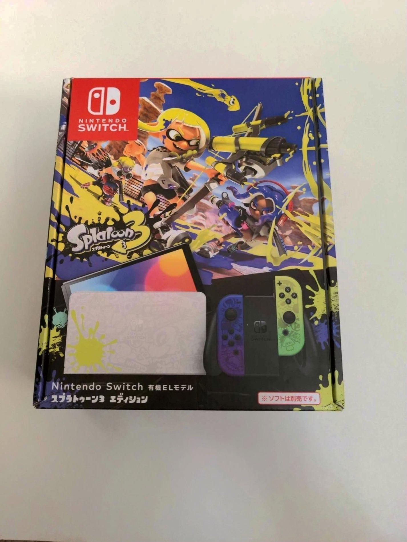 Nintendo Switch OLED Splatoon Version 1G87 Unlocked - Used