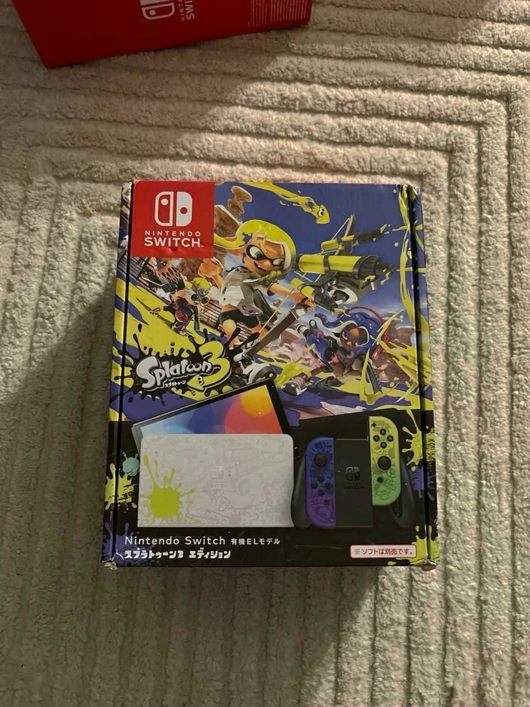 Nintendo Switch OLED Splatoon 9Q77 Edition Unlocked - Used