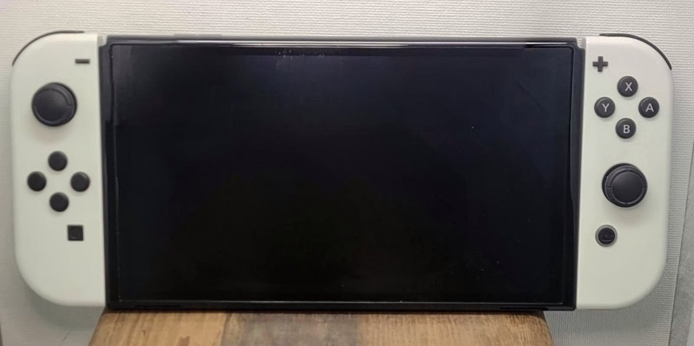 Nintendo Switch OLED 7J77 64GB Galaxy Print Used image 4