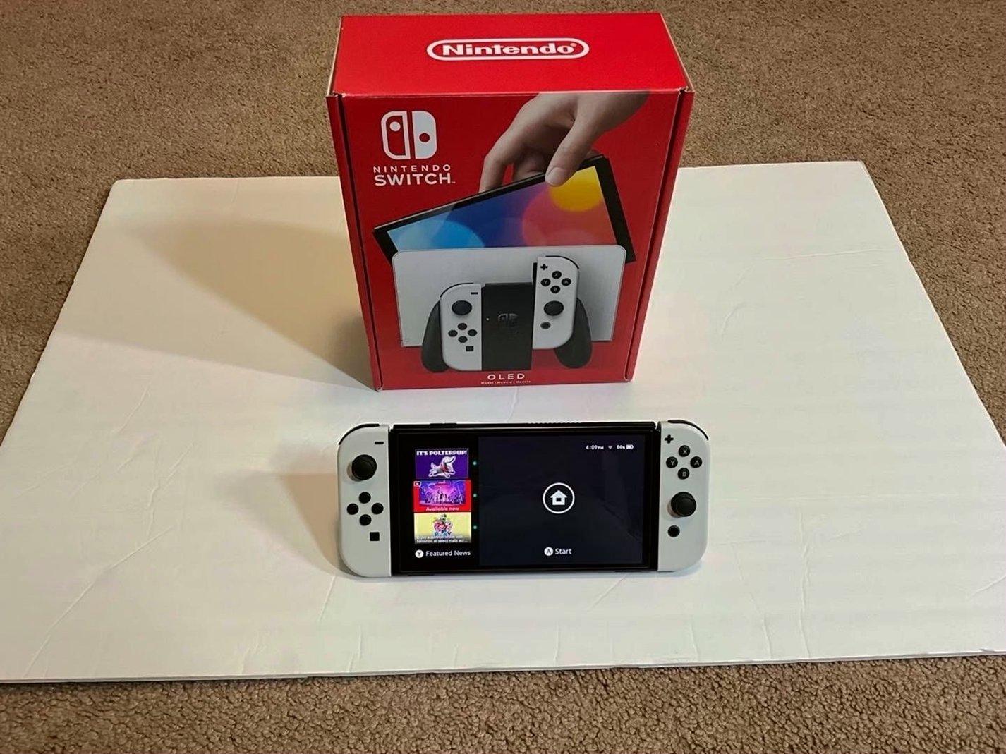Nintendo Switch OLED Console 5J96 - Used image 2