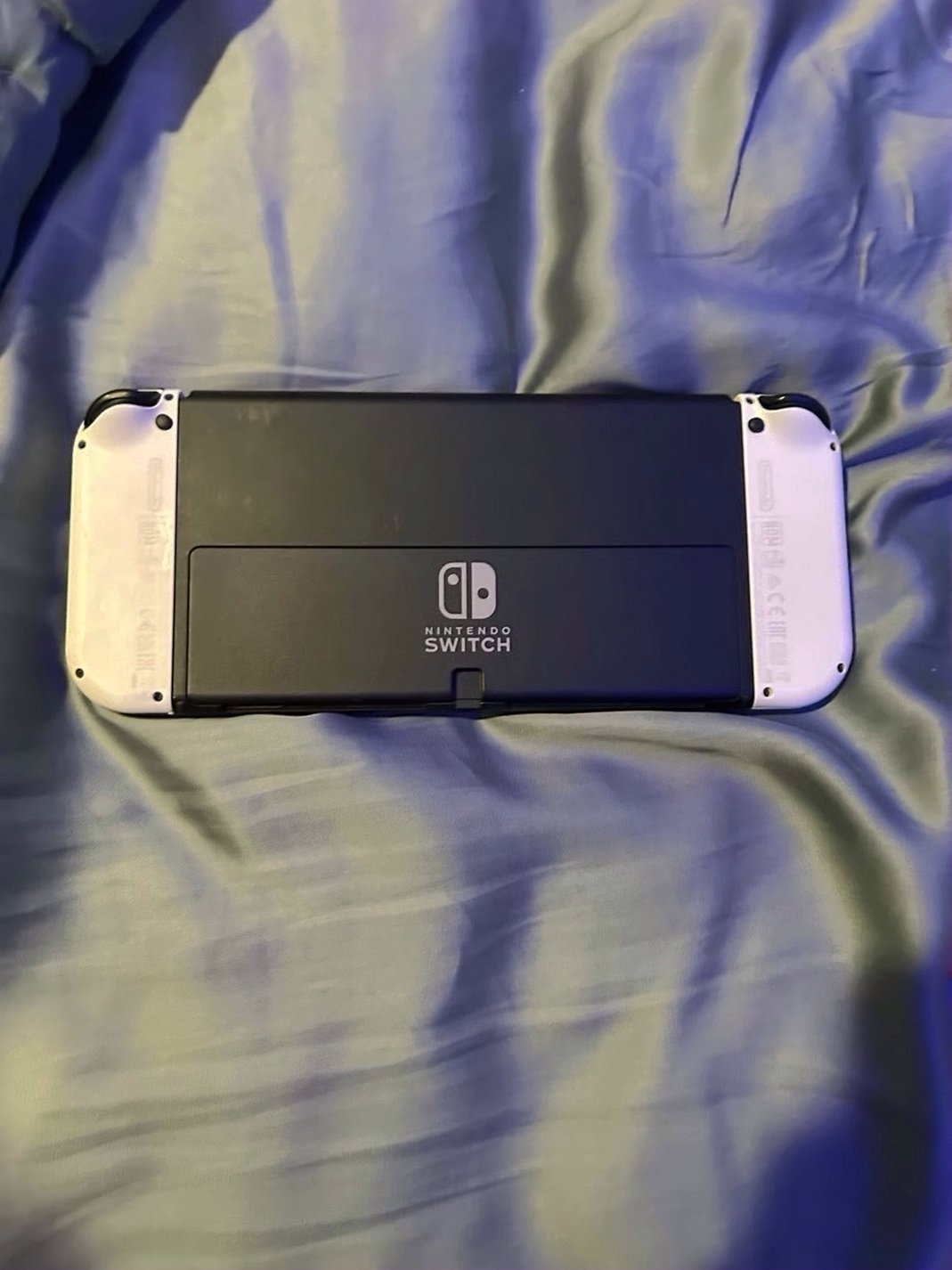 Nintendo Switch OLED 8G25 Galaxy Case Extra Controllers Used image 3