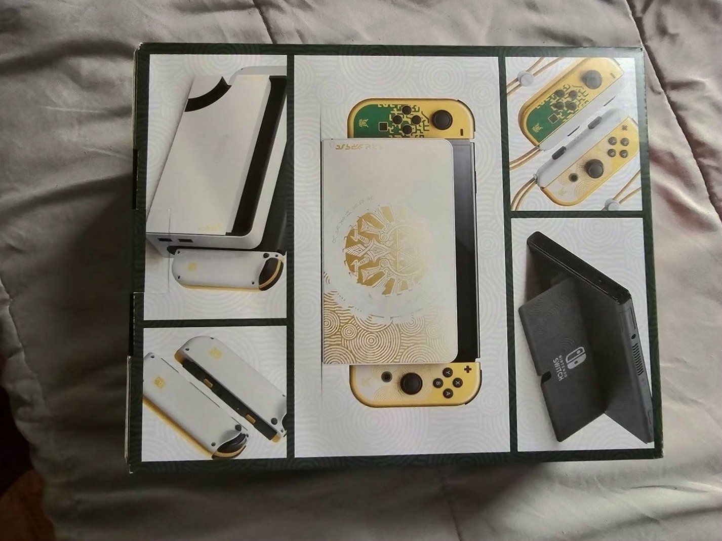 Nintendo Switch OLED Model The Legend of Zelda Tears of the Kingdom Edition Unlocked - Used image 2