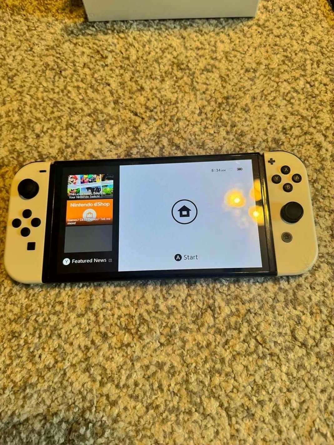 Nintendo Switch OLED White - Used image 3