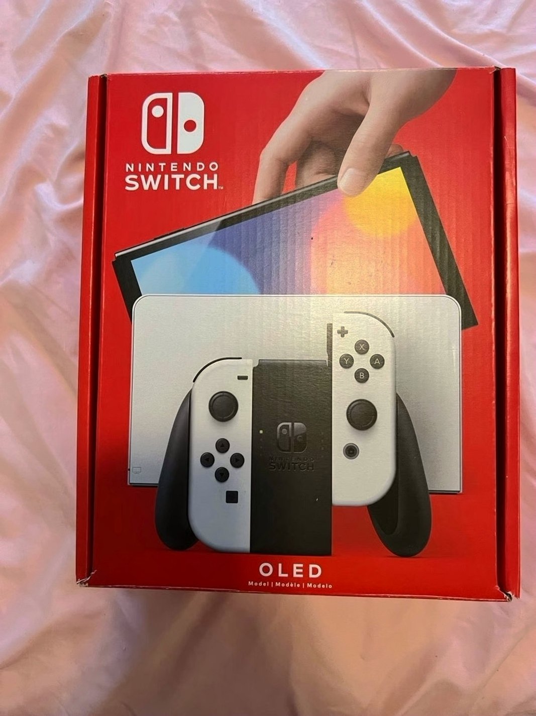 Nintendo Switch OLED Mario Kart 8 Bundle - Used image 2